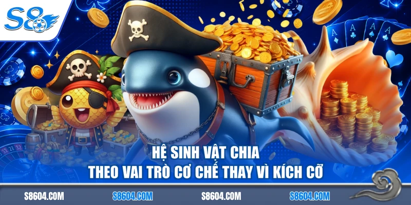 Hệ sinh vật chia theo vai trò cơ chế thay vì kích cỡ